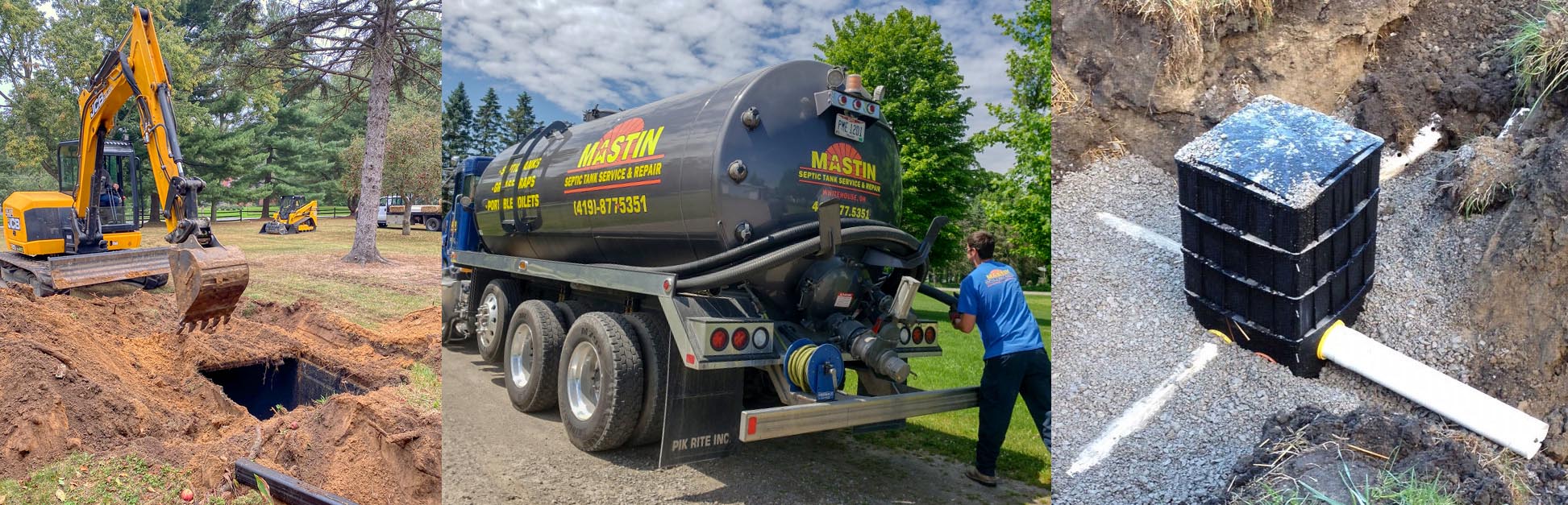 Septic system installation in Bowling Green Ohio